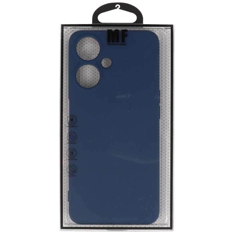 Custodia in TPU colorata alla moda per OPPO A59 5G Blu scuro