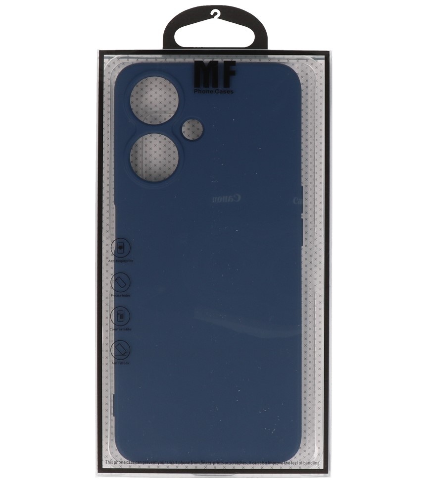 Custodia in TPU colorata alla moda per OPPO A59 5G Blu scuro