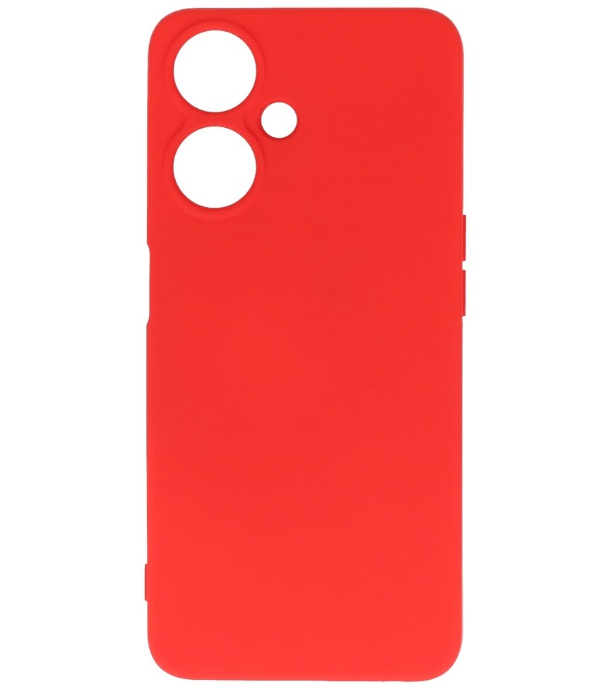 Coque TPU Couleur Mode pour OPPO A59 5G Rouge