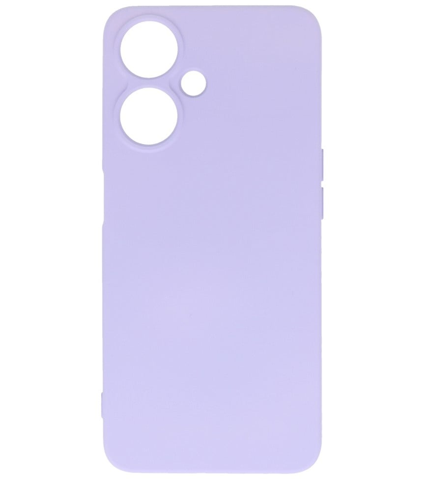 Fashion Color TPU Case for OPPO A59 5G Purple