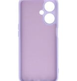 Fashion Color TPU Case for OPPO A59 5G Purple