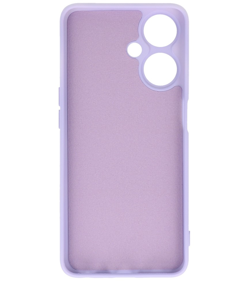 Fashion Color TPU Case for OPPO A59 5G Purple