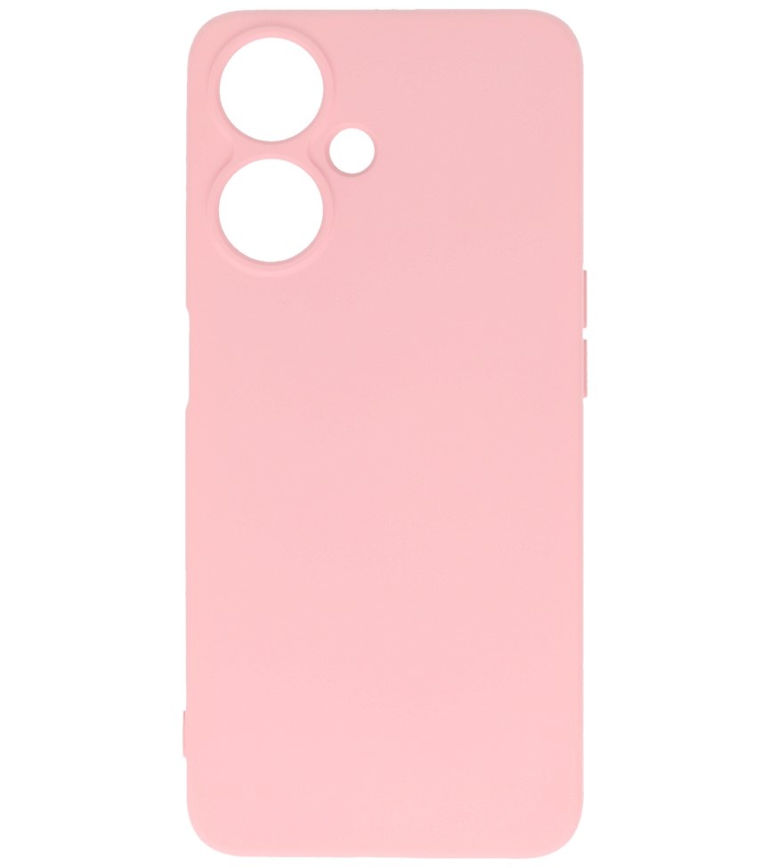 Fashion Color TPU Case for OPPO A59 5G Pink