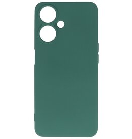 Coque TPU couleur tendance OPPO A59 5G vert foncé