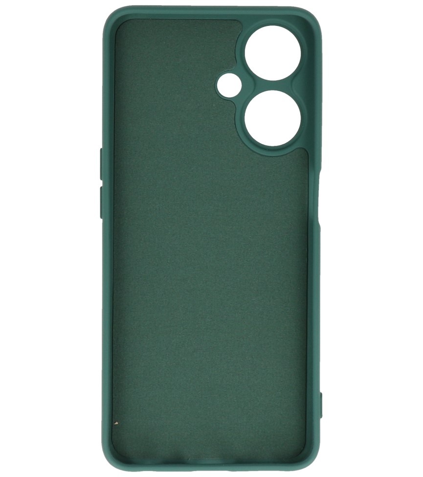 Fashion Color TPU Case for OPPO A59 5G Dark Green