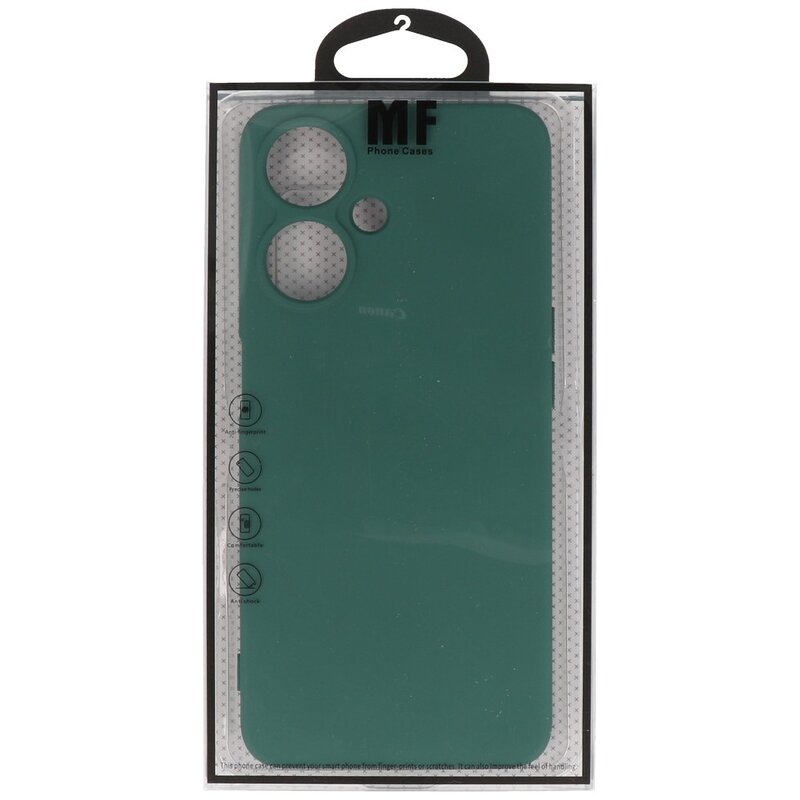 Coque TPU Couleur Mode pour OPPO A59 5G Vert Foncé