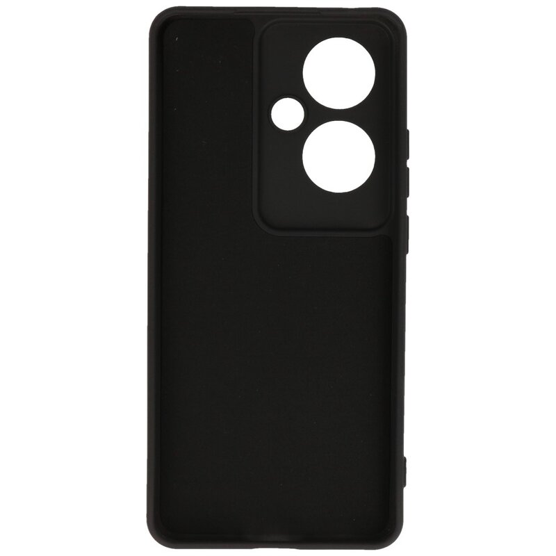 Fashion Color TPU Hoesje voor OPPO Reno 11F Zwart