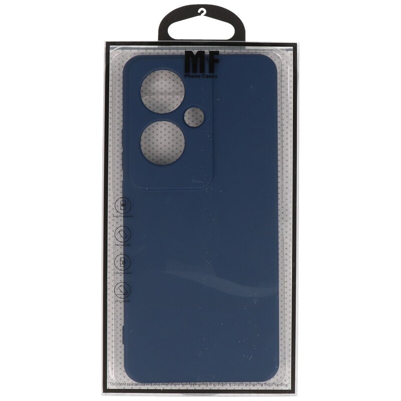 Coque TPU Couleur Mode pour OPPO Reno 11F Marine