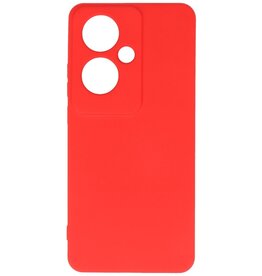 Coque TPU couleur tendance OPPO Reno 11F rouge