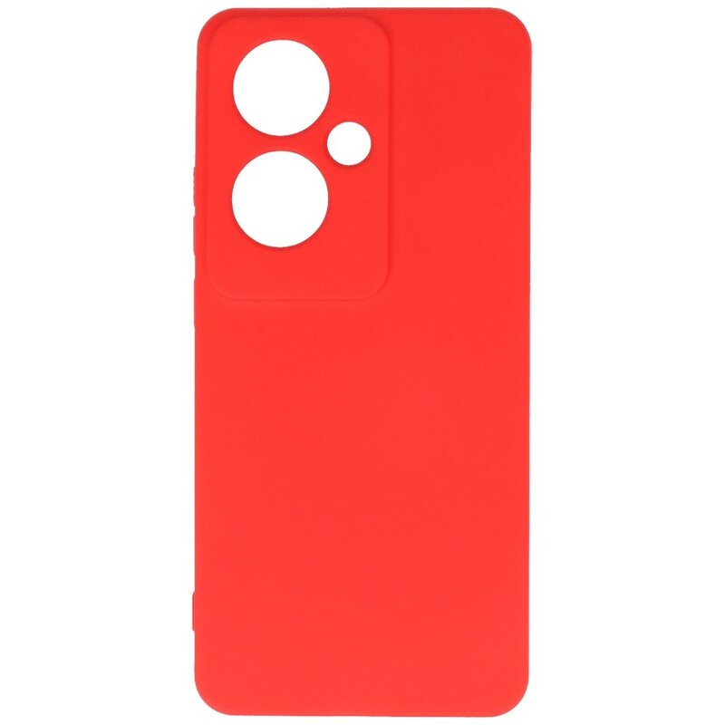 Custodia in TPU colorata alla moda per OPPO Reno 11F Rossa