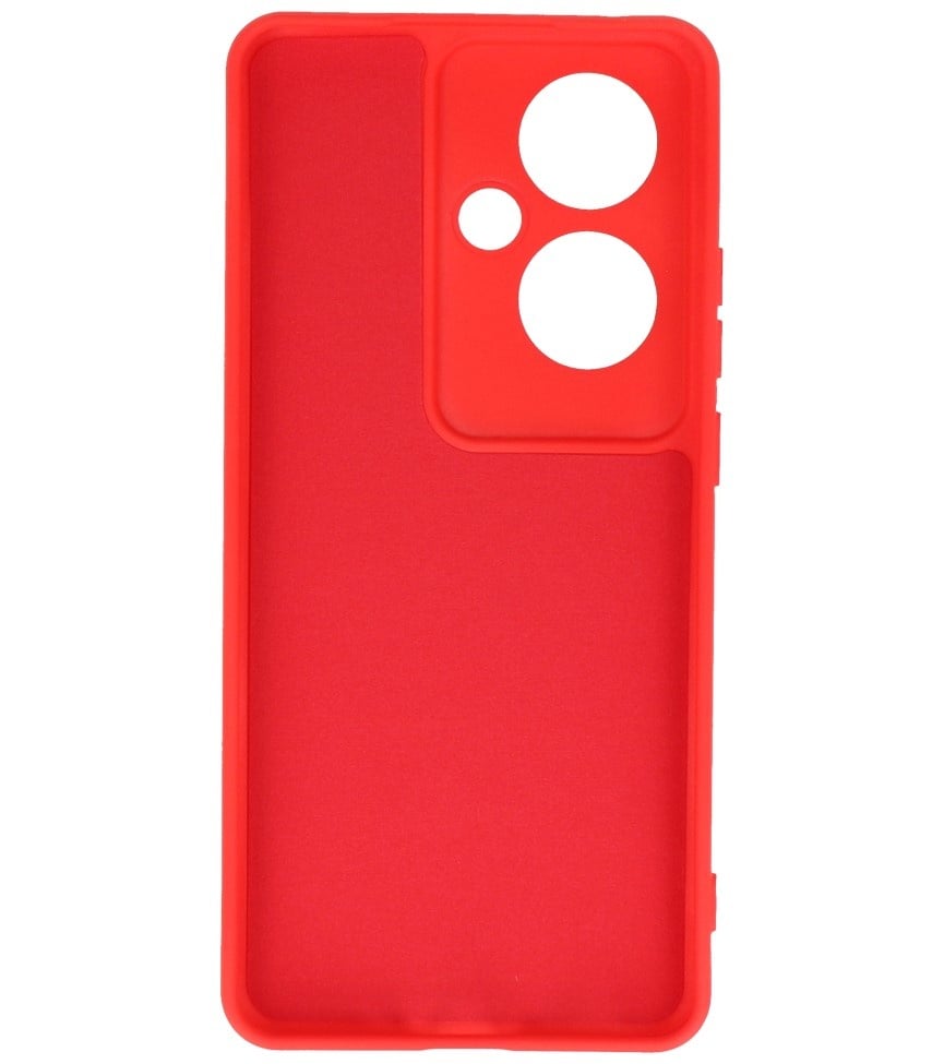 Fashion Color TPU Case for OPPO Reno 11F Red