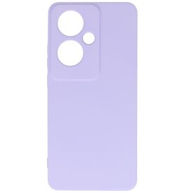 Coque TPU couleur tendance OPPO Reno 11F violet