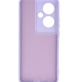 Fashion Color TPU Case for OPPO Reno 11F Purple