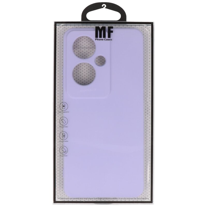 Modische farbige TPU-Hülle für OPPO Reno 11F, Lila