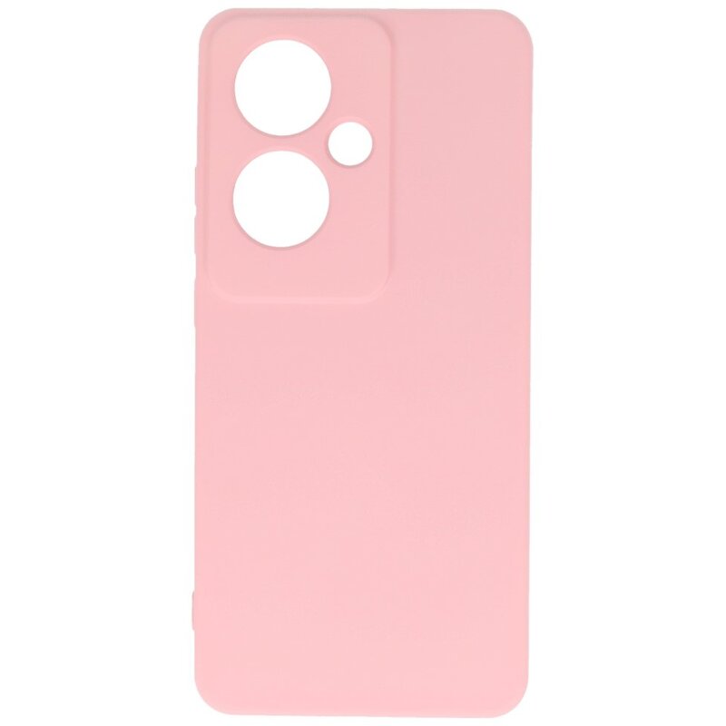 Coque TPU Couleur Mode pour OPPO Reno 11F Rose