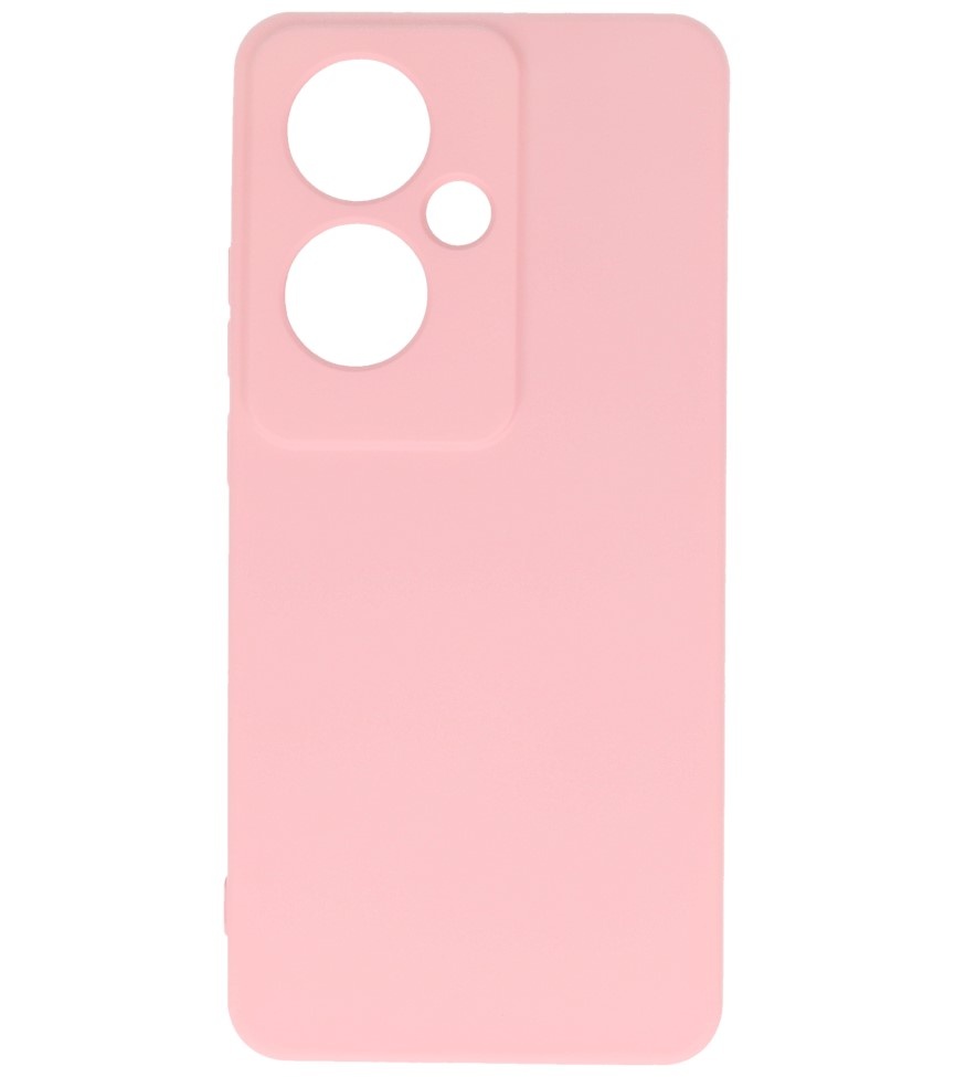 Fashion Color TPU Case for OPPO Reno 11F Pink