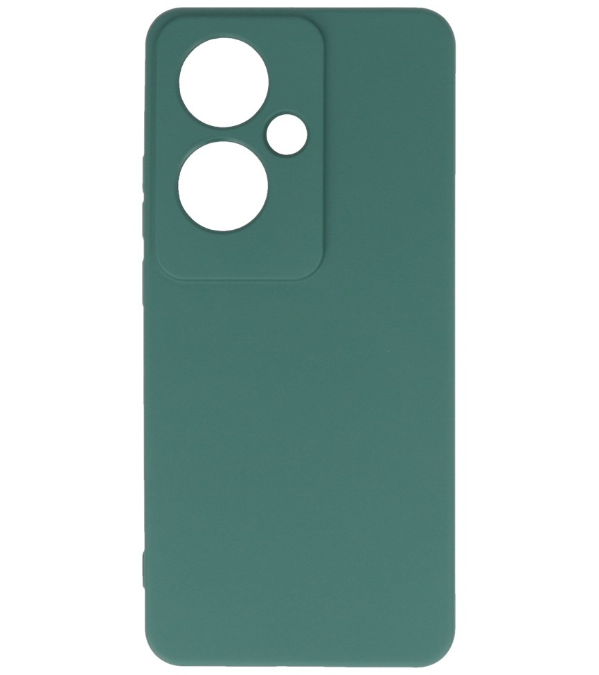 Fashion Color TPU Case for OPPO Reno 11F Dark Green