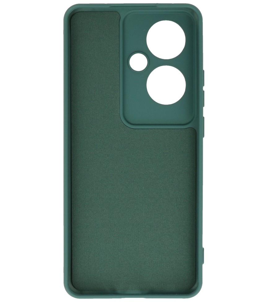 Fashion Color TPU Case for OPPO Reno 11F Dark Green