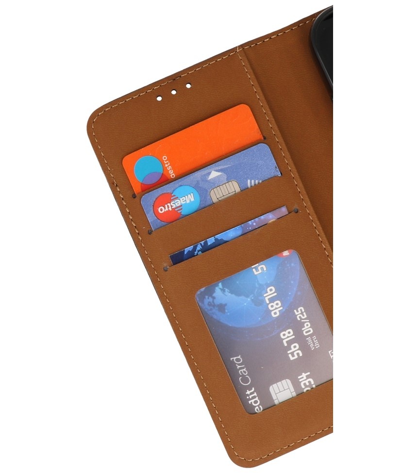 Bookstyle Wallet Cases Hoesje voor iPhone 16 Zwart