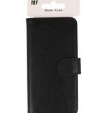 Bookstyle Wallet Cases Hoesje voor iPhone 16 Zwart