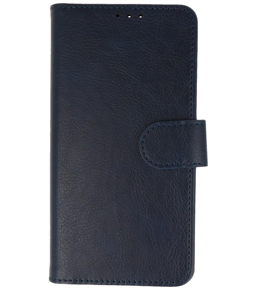 Bookstyle Wallet Cases Hoesje voor iPhone 16 Navy