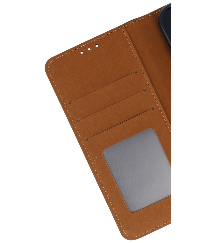 Étui portefeuille Bookstyle pour iPhone 16, bleu marine