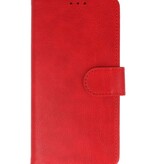 Bookstyle Wallet Cases Hoesje voor iPhone 16 Rood