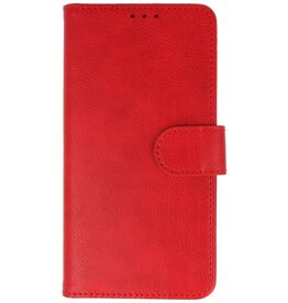 Étui portefeuille Bookstyle pour iPhone 16 Rouge