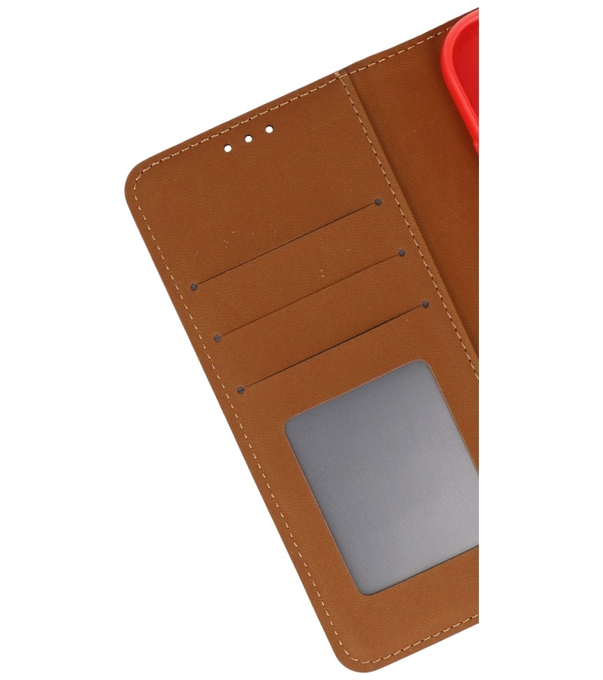 Bookstyle Wallet Cases Cover til iPhone 16 Rød