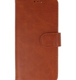 Bookstyle Wallet Cases Hoesje voor iPhone 16 Bruin