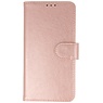 Étui portefeuille Bookstyle pour iPhone 16, or rose