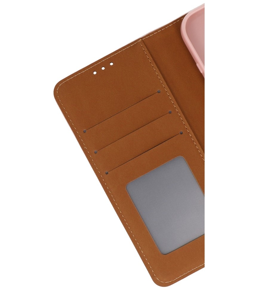 Bookstyle Wallet Cases Cover til iPhone 16 Rose Gold