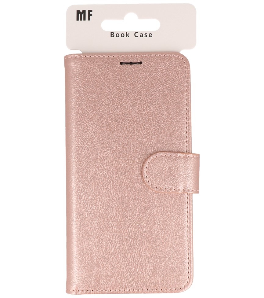 Étui portefeuille Bookstyle pour iPhone 16, or rose