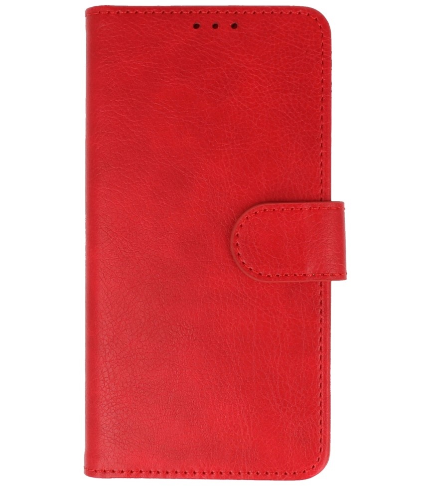 Étui portefeuille Bookstyle pour iPhone 16 Plus Rouge