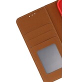 Étui portefeuille Bookstyle pour iPhone 16 Plus Rouge