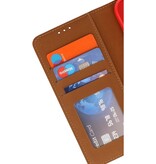 Étui portefeuille Bookstyle pour iPhone 16 Plus Rouge