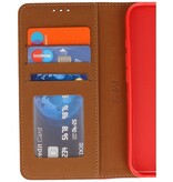 Funda Bookstyle Wallet Cases para iPhone 16 Plus Rojo