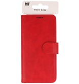 Funda Bookstyle Wallet Cases para iPhone 16 Plus Rojo