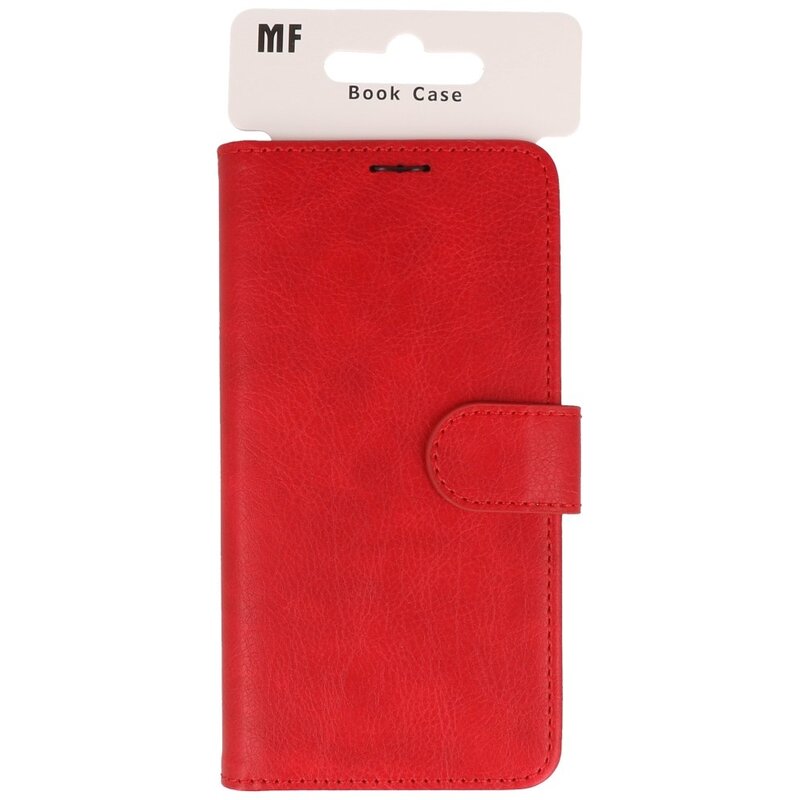 Funda Bookstyle Wallet Cases para iPhone 16 Plus Rojo