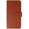 Étui portefeuille Bookstyle pour iPhone 16 Plus marron