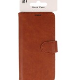 Étui portefeuille Bookstyle pour iPhone 16 Plus marron