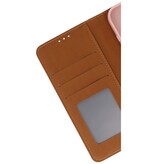 Funda estilo libro tipo billetera para iPhone 16 Plus en oro rosa