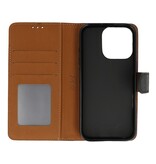 Custodia a portafoglio Bookstyle Custodia per iPhone 16 Pro nera