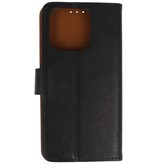 Custodia a portafoglio Bookstyle Custodia per iPhone 16 Pro nera