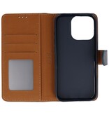 Étui portefeuille Bookstyle pour iPhone 16 Pro, bleu marine