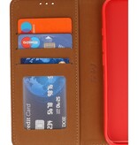 Bookstyle Wallet Cases Hoesje voor iPhone 16 Pro Rood