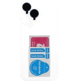 Magsafe Matte Transparent - Custodia protettiva per fotocamera con funzione di supporto per iPhone 16 Blu