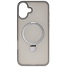 Magsafe Matte Transparent - Camera Protector Case with Standing Function for iPhone 16 Gray