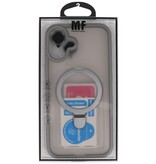 Magsafe Matte Transparent - Camera Protector Case with Standing Function for iPhone 16 Gray