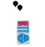 Magsafe Matt Transparent - Custodia protettiva per fotocamera con funzione di supporto per iPhone 16 Plus grigia